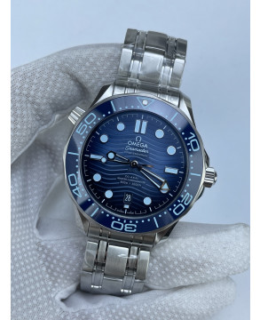 (준비완료/특급배송 )NO.2555/VS공장 오메가 씨마스터 다이버 300M 스틸 블루다이얼 브레이슬릿