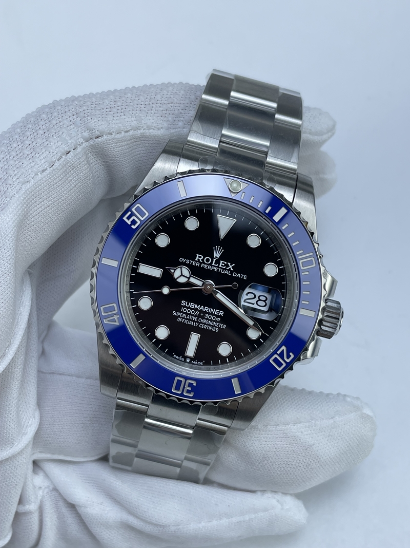 (준비완료/특급배송)NO.2619/VS공장 롤렉스 서브마리너 신형 블루 세라믹 브슬 VS3235