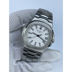 (준비완료/특급배송)NO.2775/3K공장 V2 파텍필립 노틸러스 화이트다이얼 브슬