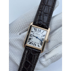 (준비완료/특급배송)NO.2838/K11공장 까르띠에 탱크솔로 27MM 가죽 로즈골드