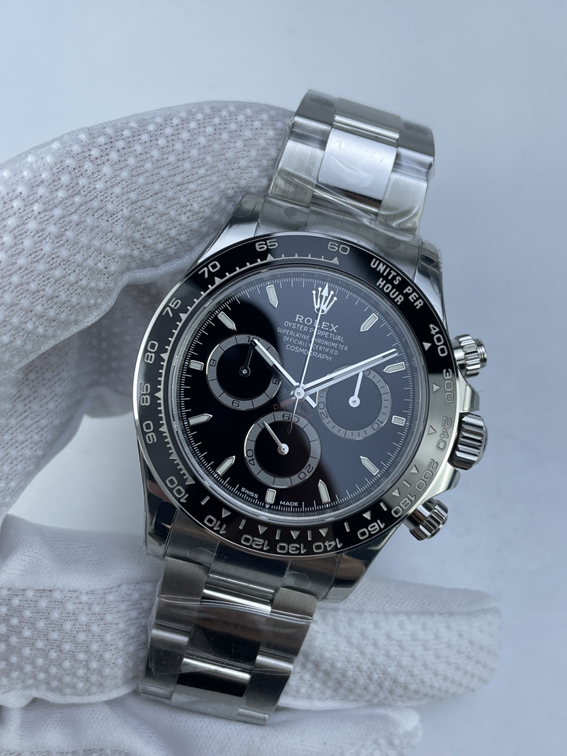 (준비완료/특급배송)NO.2873/VS공장 Daytona 126500 VSF 11 Best Edition 904L Steel Black Dial on SS Braclet DD4801