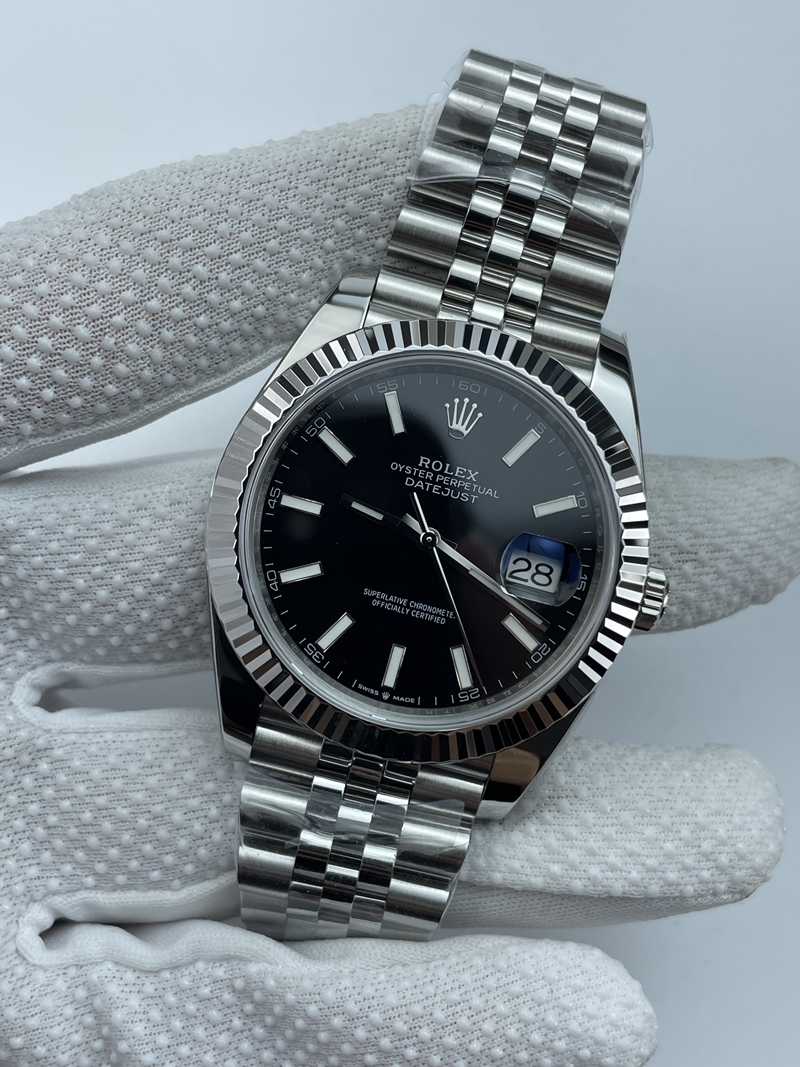 (준비완료/특급배송)NO.3414/롤렉스 데이저스트 126334 41미리 블랙다이얼 바인덱스 QP공장