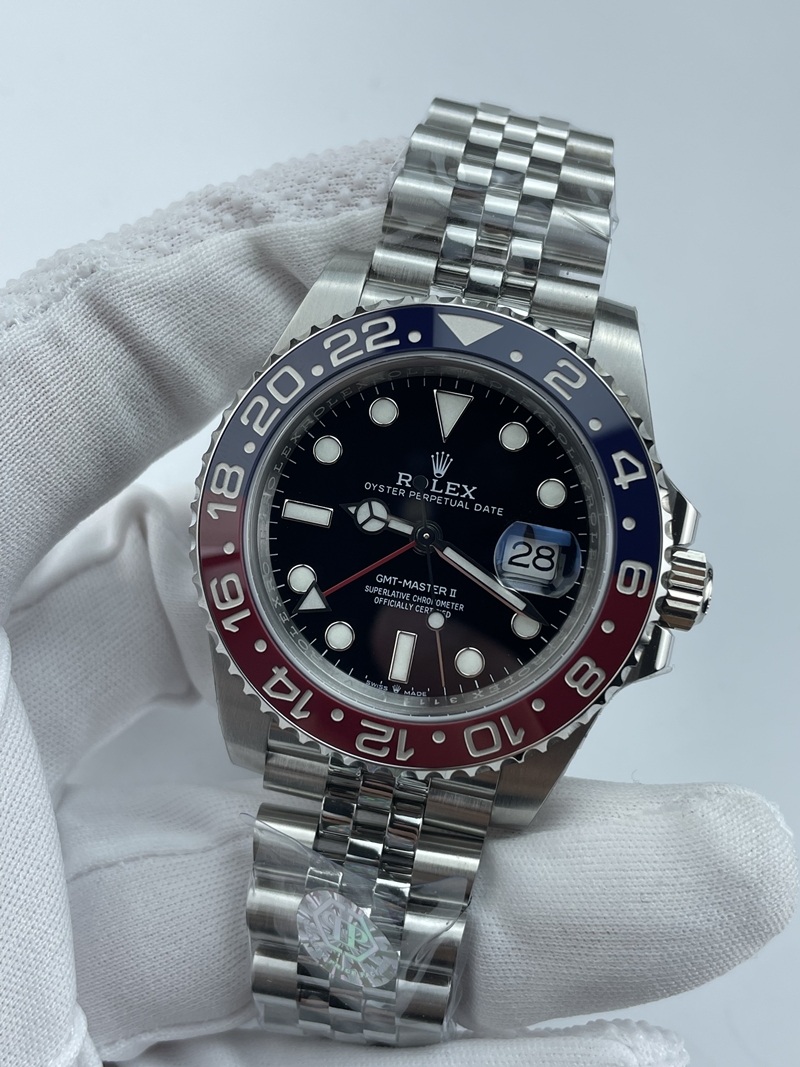 (준비완료/특급배송)NO.3459/롤렉스 펩시 지엠티마스터2 126710BLRO QP공장